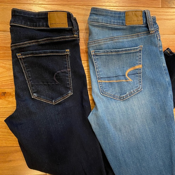 2 Pair 👖👖American Eagle Next Level Stretch Jegging / sz 8 - Picture 2 of 7